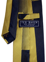 Ted Baker Gold & Black Vintage Silk Tie