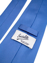 Vintage Style Premium Silk Swing Tie - Blue Diamond