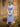 1940s Vintage Spirit Linen Dress - Cornflower Blue