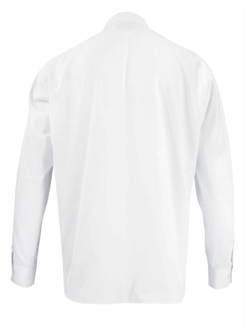 Spearpoint Collar Shirt - White Premium Cotton Barrel Cuff