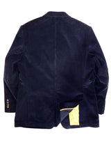 Dark Blue Corduroy Patch Pocket Jacket