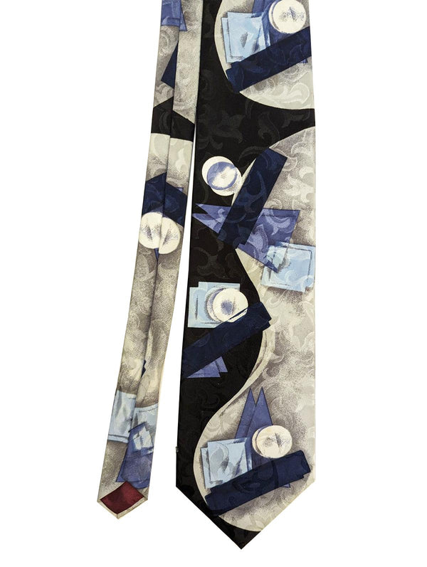 Vintage Tie With Bold Placement Design