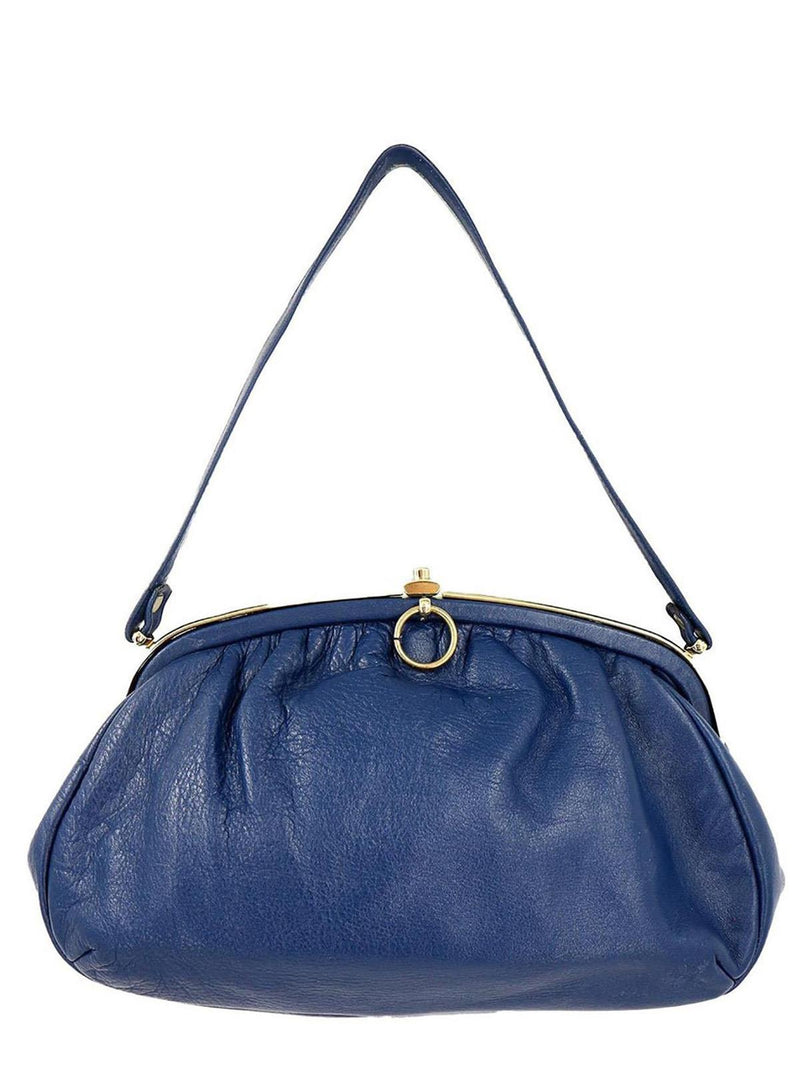 Blue 1970s Vintage Shoulder Bag