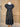 1940s Black Crepe Occasion Dress Gold Sequins
