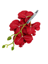 Vintage Style Red Orchid Accessory Clip