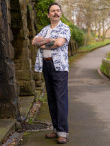 Hawaiian Leisure Shirt - Blue Island