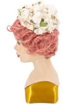 Summery Floral Curvette 1960s Vintage Hat