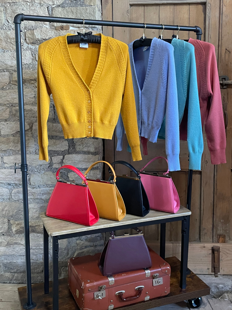 Cardigan & Handbag Offer - Jelly Bean