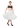 1950s Style 26" White Layered Tulle Petticoat