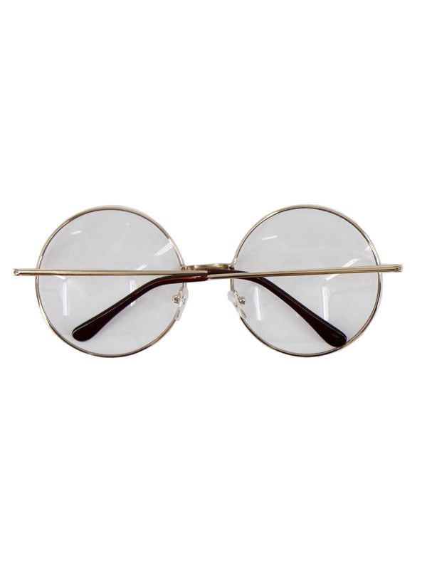 1960s Style Round Clear Joplin Sunglasses