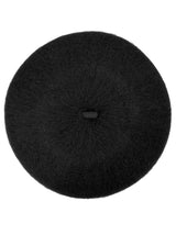 Dark Grey Vintage Style Pure Wool Beret