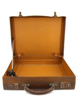 Large Mottled Brown Sixties Travel Case