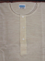 Deadstock Vintage Cream LS Wool Plated Vest