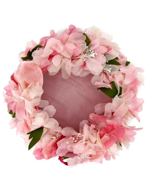 Soft Pink Floral True Vintage Circlet Hat