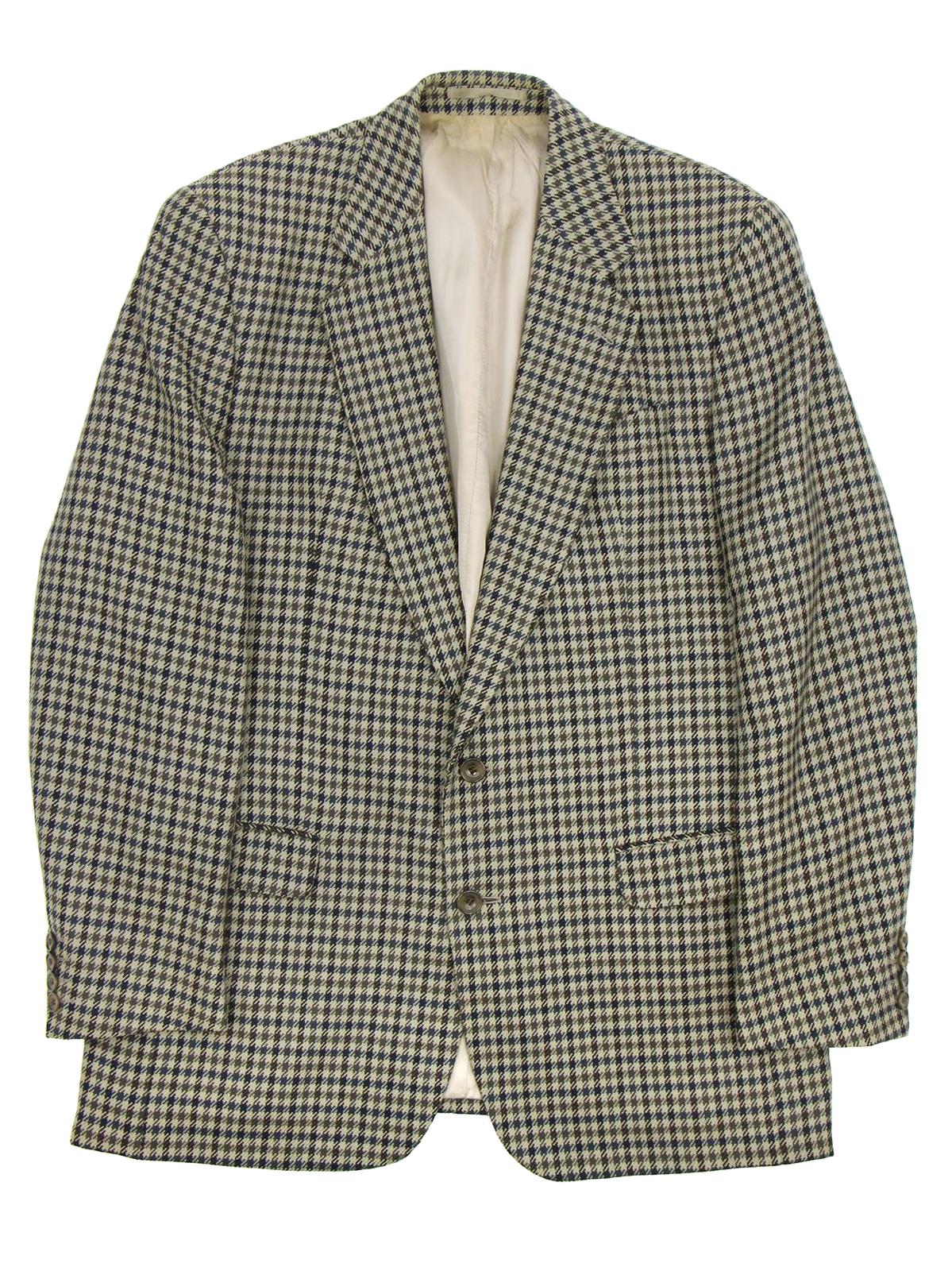 Vintage Harrods Beige Check Pure Wool Jacket – RevivalVintage