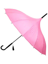 Candy Pink Vintage Pagoda Style Umbrella