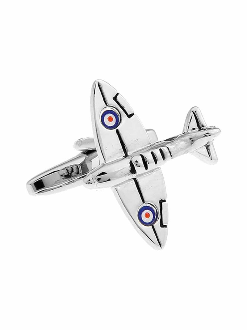 RAF Spitfire Cufflinks & Tie Clip Gift Set