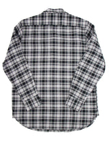 Vintage Style Grey Check Flannel Shirt