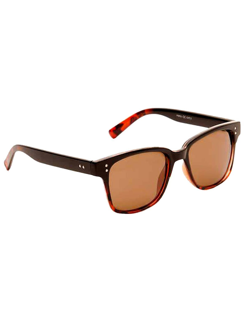 Vintage Style Brown Tortoiseshell Polarised Sunglasses
