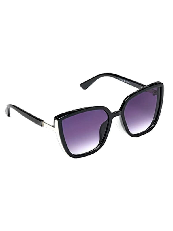 Black Chunky Square Vintage Style Sunglasses