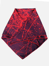 Jacqmar Red Splatter Patern Vintage Silk Scarf