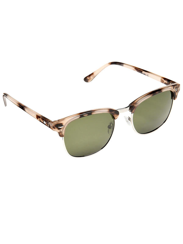 Vintage Style Light Tortoiseshell Clubmaster Sunglasses