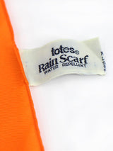 Vintage Totes Orange & Blue Rain Scarf