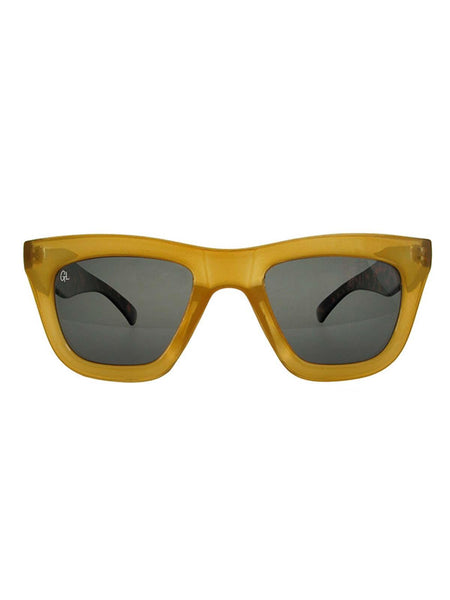 April Oval Yellow Eyeglasses - Mouqy Eyewear