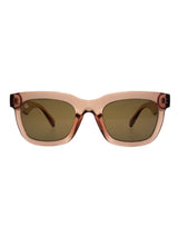 Translucent Brown Wayfarer Retro Sunglasses