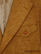 1940s Vintage Clubman Herringbone Wool Jacket